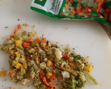 Foto del paso 2 de la receta: Hamburguesa de pollo, avena y verduras