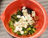 A picture of step 2 of Quick, Easy & healthy Greek salad & Greek cocktail in just 5 min.