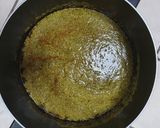 A picture of step 2 of Methi aloo sabzi.