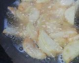 A picture of step 3 of Honey potato chaat.