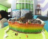 Foto langkah ke 8 dari resep Brithday Cake Simple.