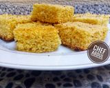 A picture of step 7 of Semovita cake.