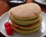 Foto langkah ke 3 dari resep Souffle Pancake.