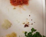 A picture of step 1 of My Garlic Chic pea & Avacado dip. 🙄.