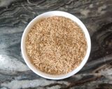 A picture of step 1 of Fried brown rice.