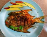 A picture of step 6 of Stuffed Green Pomfret Delight: Crispy, Spicy, and Irresistible.