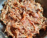 A picture of step 2 of Chả Giò (Vietnamese Fried Spring Rolls).