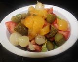 Foto del paso 4 de la receta: Ensalada con albaricoques en almíbar
