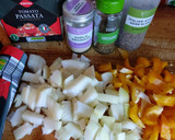 A picture of step 2 of My low carb/keto turkey lasagne.