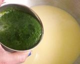 A picture of step 3 of Mint palak khandvi.