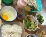 Foto langkah ke 1 dari resep Gochujang stir fry rice aka lazy bibimbap.