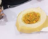 A picture of step 2 of Nigerian Meat pie filling.