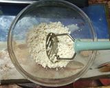 A picture of step 1 of Paneer Gulab Jamun.