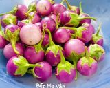 Hình bước làm 1 của món Cà pháo muối xổi