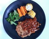 Foto langkah ke 5 dari resep Steak Tempe saus Barbeque.