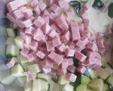 Une image de l'étape 3 de 🍴Cake poivron, courgettes, jambon !! 🍴.