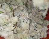 A picture of step 2 of Potato chicken doughnuts.