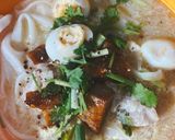 Hình bước làm 3 của món Bánh canh chả cá+ sườn non