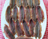 Foto del paso 1 de la receta: Boquerones con picada, fritos en harina de garbanzos