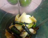 A picture of step 3 of Roasted Kairi Chutney.