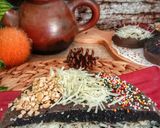 Foto langkah ke 5 dari resep Martabak Manis Hitam.