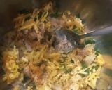 A picture of step 2 of Spinach Omelette.