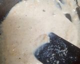 A picture of step 1 of Oats banana cocoa pudding jar.