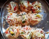 A picture of step 4 of Vol Au Vents Pizza Cups (Airfryer).