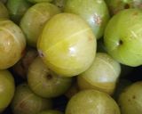 A picture of step 1 of Amla Candy Without Cook.