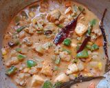 A picture of step 9 of Navaratan Korma.