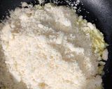 A picture of step 3 of Coconut mawa fudge - Coconut mawa cake.