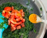 A picture of step 4 of Kela Methi Nu Shak.