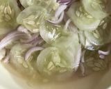 A picture of step 2 of Cool Cucumber Salad.