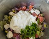 A picture of step 2 of Cucumber, Paneer & Sprouts Salad Boats – Summer Special Cold Protein Salad.