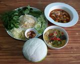 รูปขั้นตอนการทำที่ 4 ของ ขนมจีนน้ำยาป่าปลาแซลม่อน