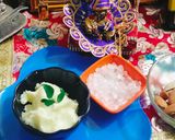 A picture of step 8 of Makhan mishri (Bhog Prasad) 🙏🌹🌹.