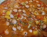 A picture of step 4 of Jambalaya.