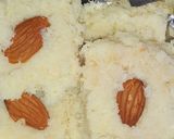 A picture of step 6 of Coconut burfi.