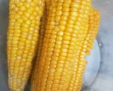 A picture of step 2 of Chicken corn soup.