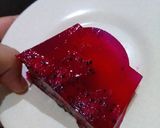 Foto langkah ke 4 dari resep Pudding buah naga.