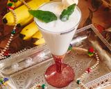 A picture of step 1 of BANANA and CURD SMOOTHIE 🥤.
