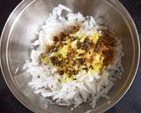 A picture of step 2 of Muli ka Raita.