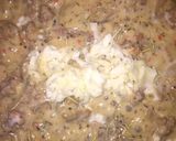 A picture of step 5 of Chili cheese fries.