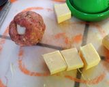 A picture of step 2 of Cheese-Stuffed Meatballs.