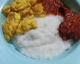 Foto langkah ke 5 dari resep Bubur sambal pedas.