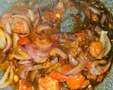 Foto del paso 4 de la receta: Fideuá de verduras con muselina de menta