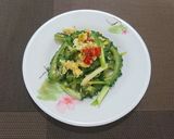 吻仔魚炒苦瓜(簡單料理)的食譜步驟7照片
