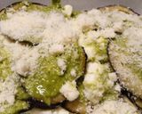 A picture of step 3 of Pesto parmigiana.