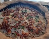 A picture of step 3 of Veg Dum Biryani.