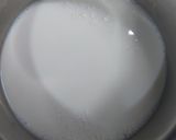 A picture of step 1 of Hershey's Chocolate pudding.